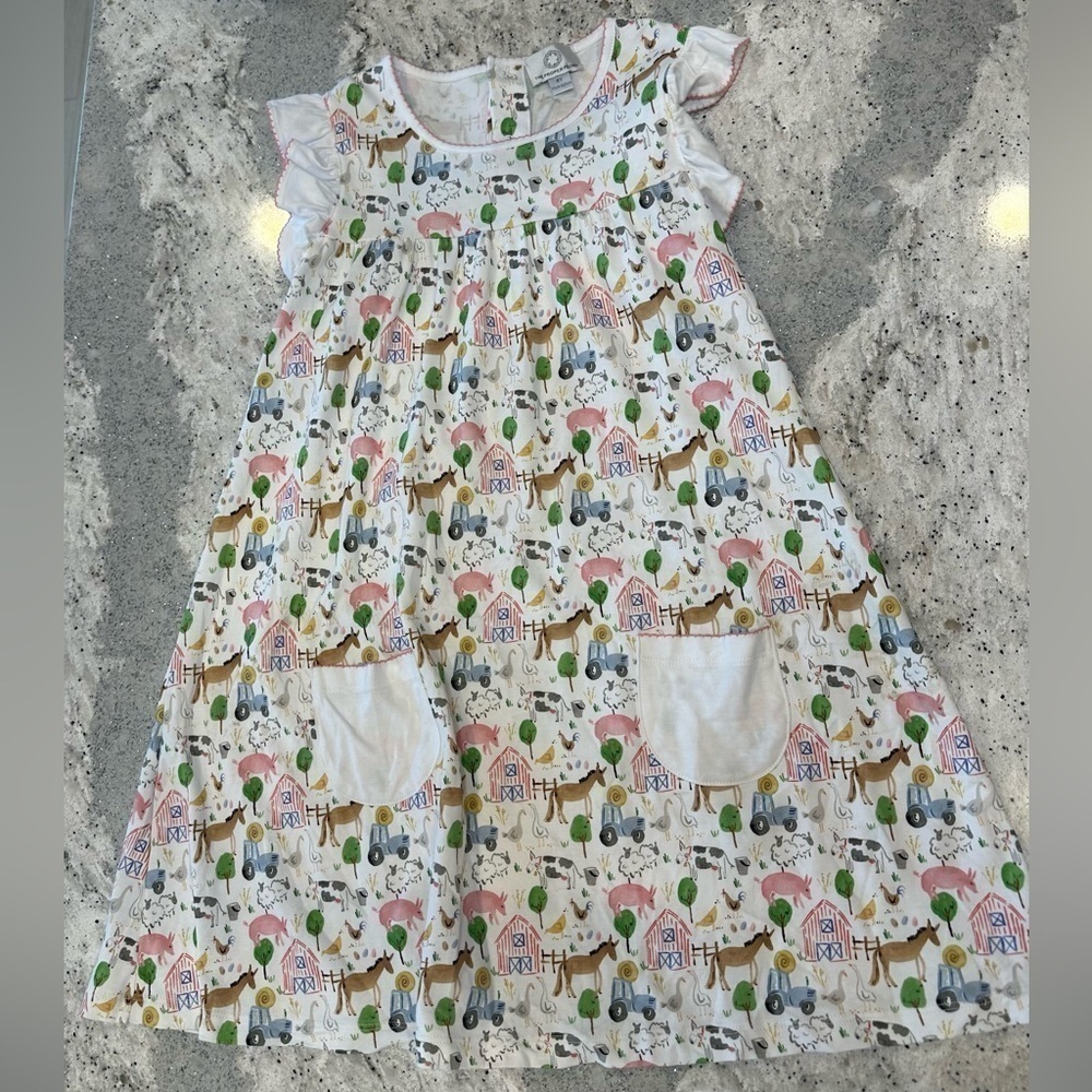 The Proper Peony Yoke Farm Dress Size 8 - Picture 5 of 7
